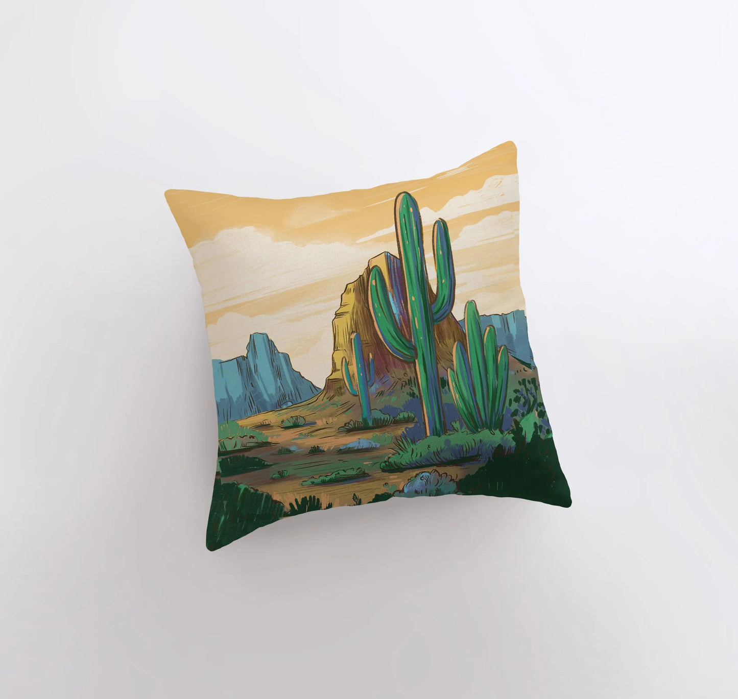 Desert Art | Arizona Sunrise and Sunset | Desert Cactus | Arizona