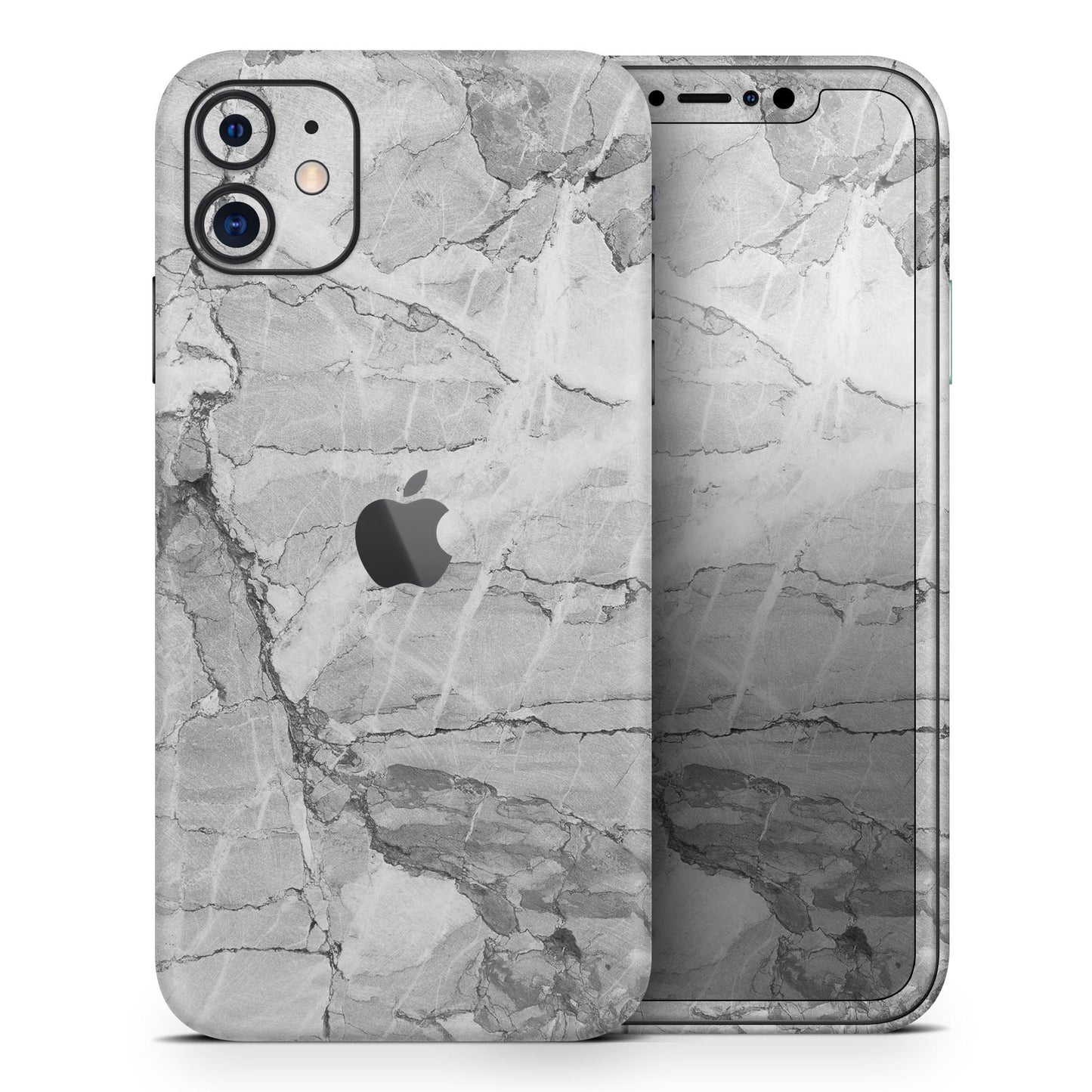 Gray Slate Marble // Skin-Kit compatible with the Apple iPhone 14, 13,