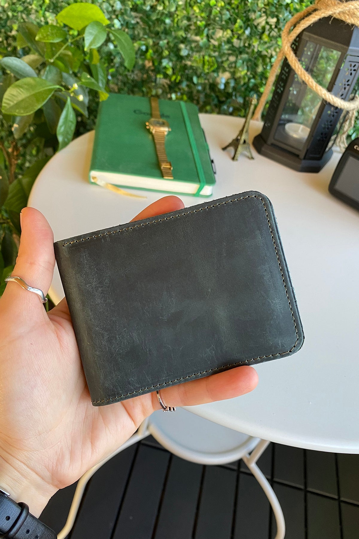 Tulipa - Genuine Leather Natural Wallet