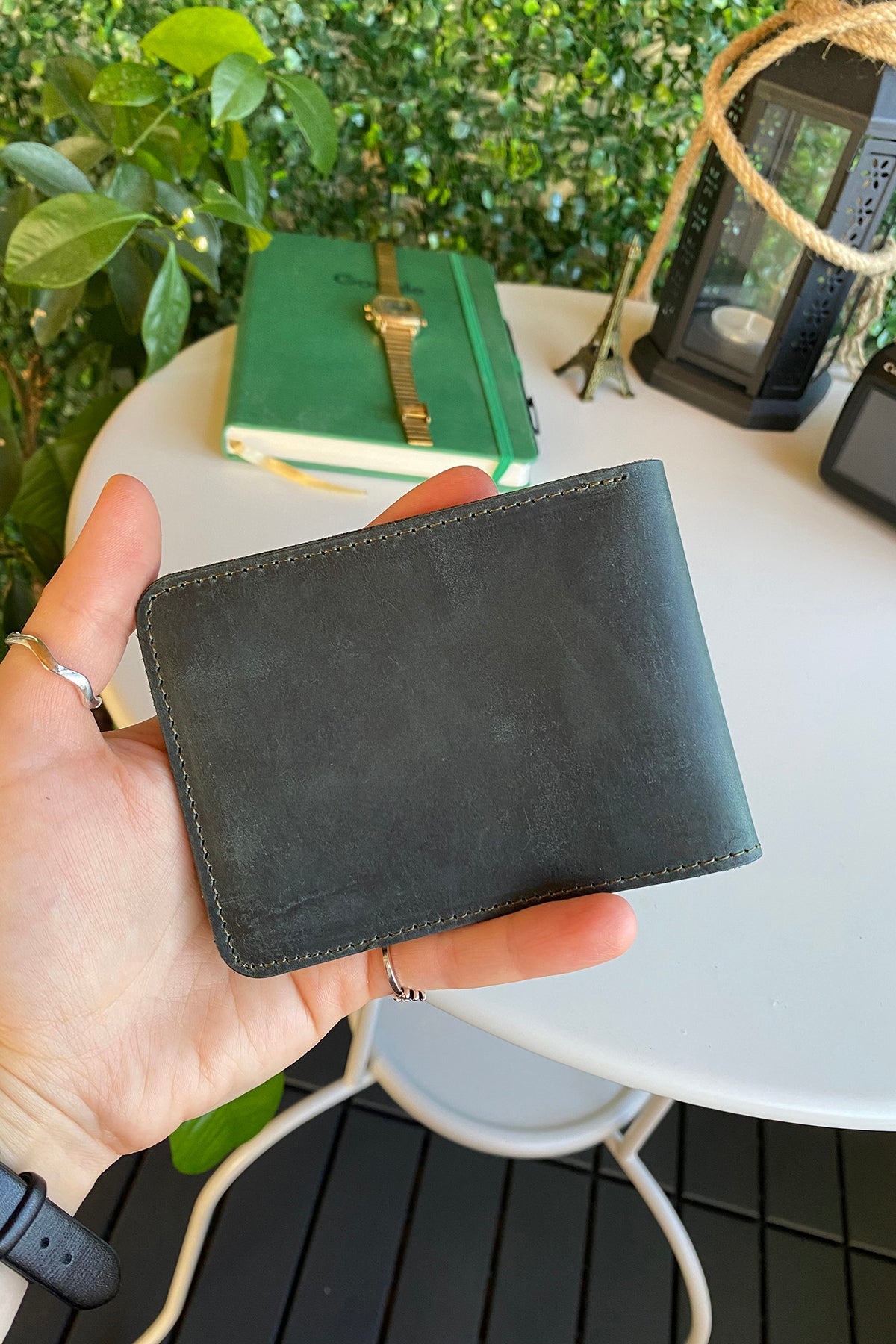 Tulipa - Genuine Leather Natural Wallet