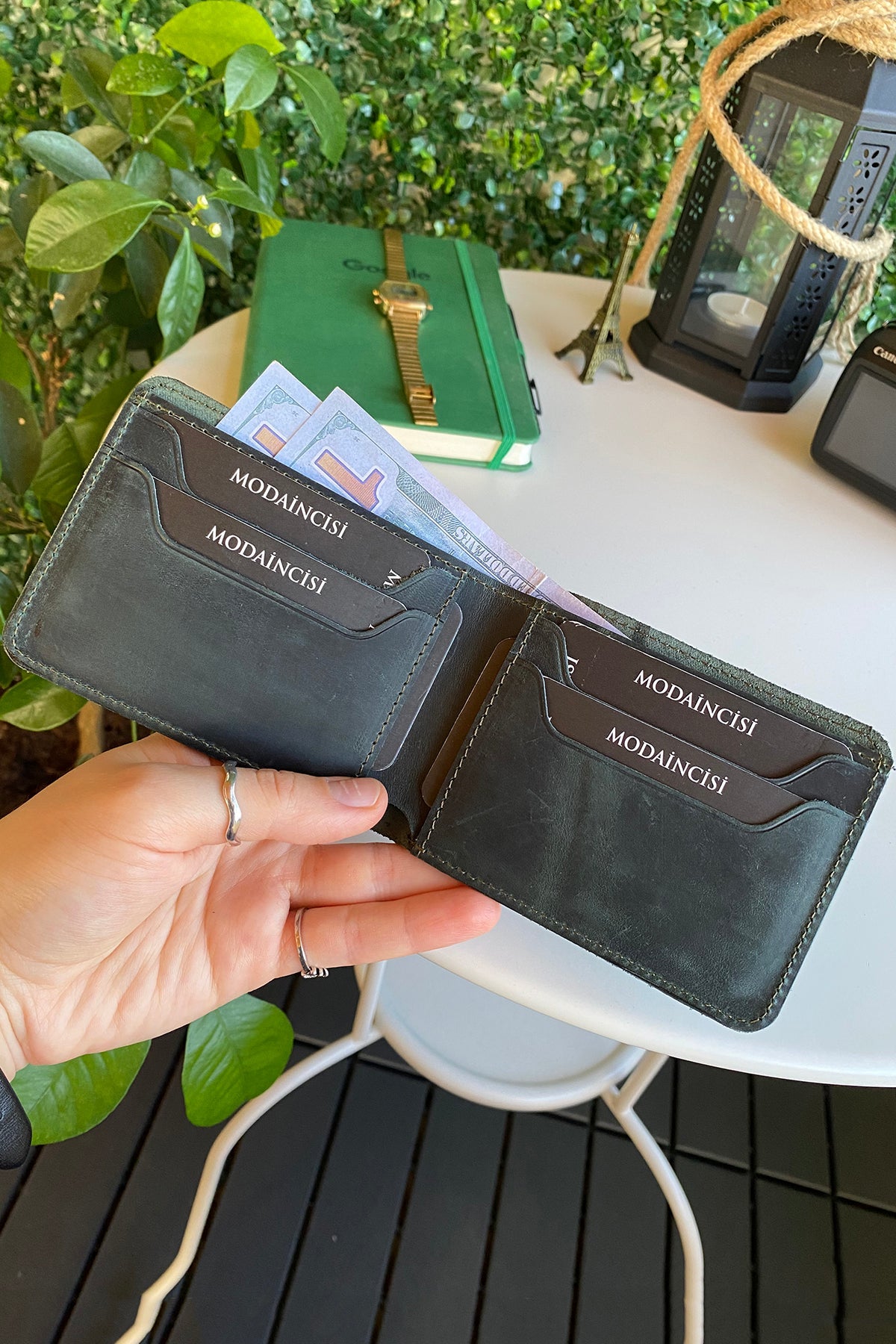 Tulipa - Genuine Leather Natural Wallet