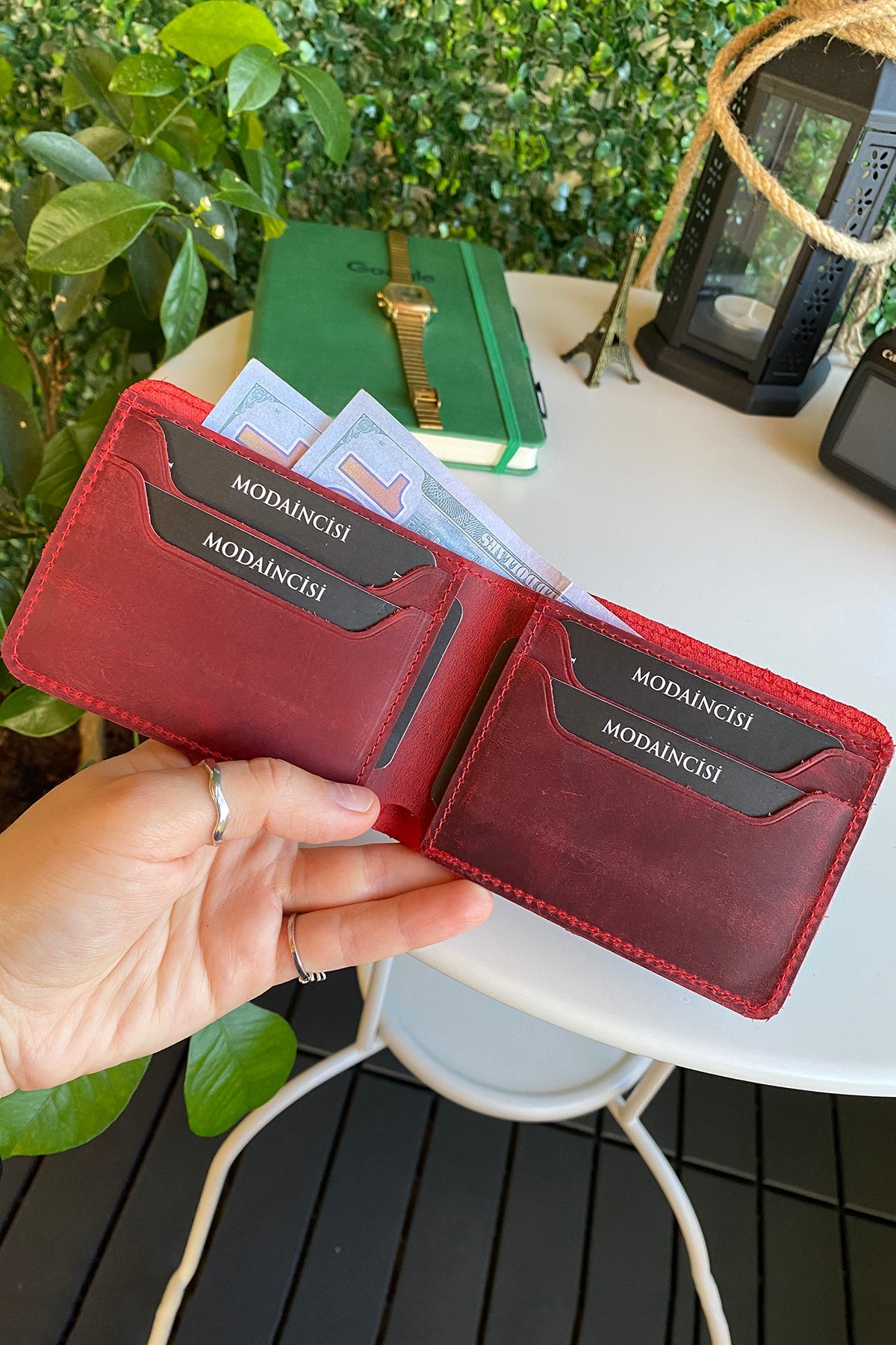 Tulipa - Genuine Leather Natural Wallet
