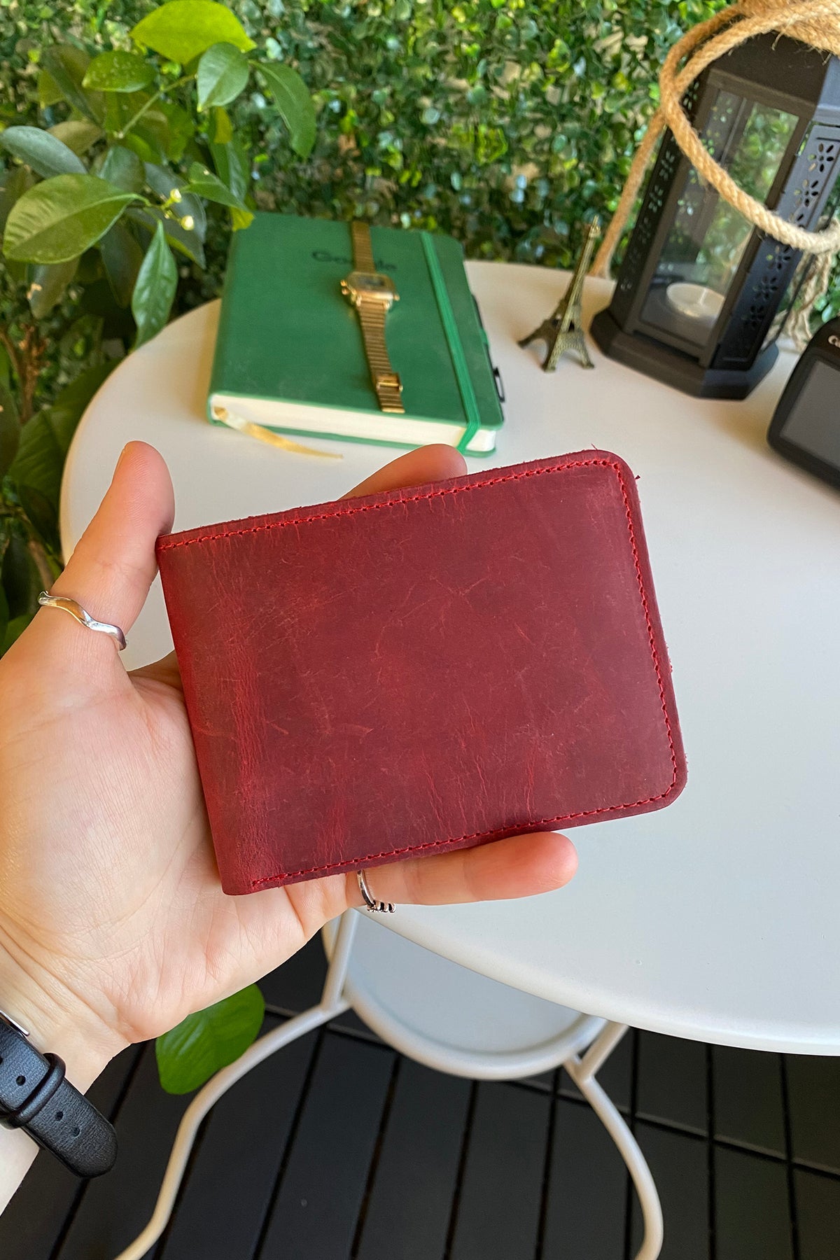 Tulipa - Genuine Leather Natural Wallet