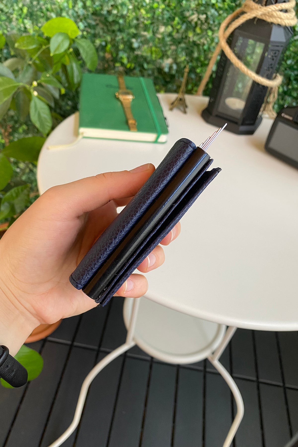 Agara – PU Leather RFID Mechanism Card Holder/Wallet