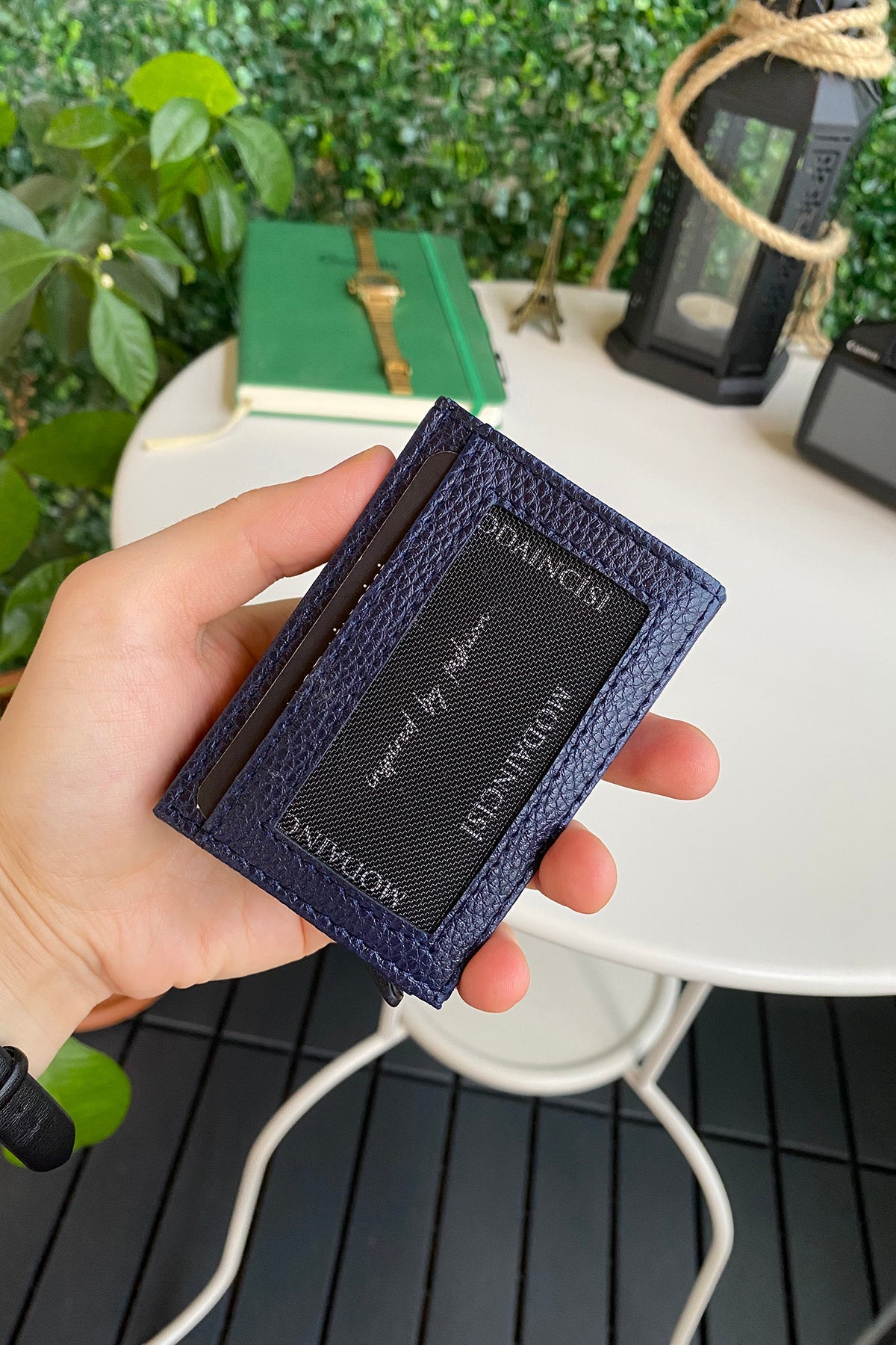 Agara – PU Leather RFID Mechanism Card Holder/Wallet