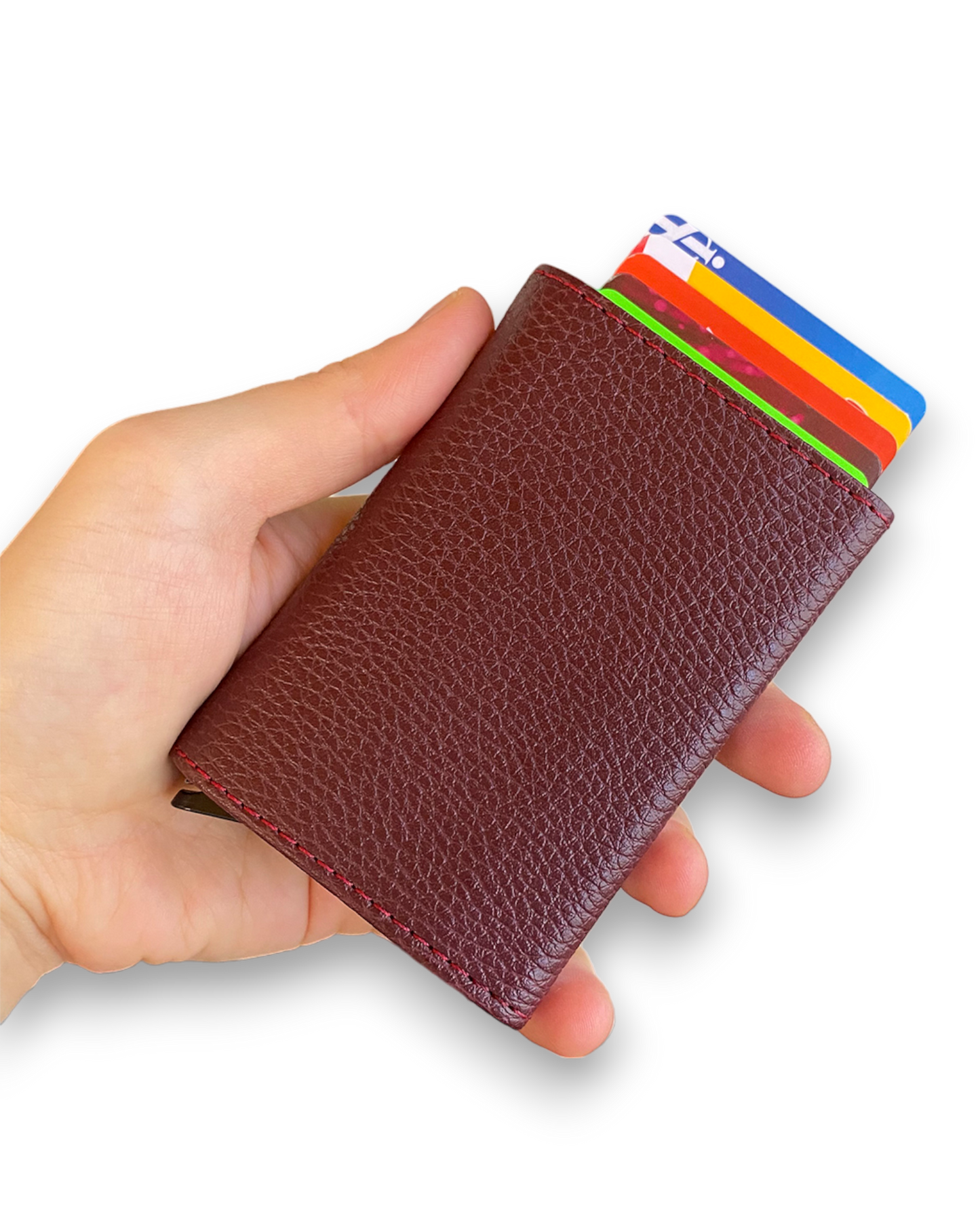 Agara – PU Leather RFID Mechanism Card Holder/Wallet