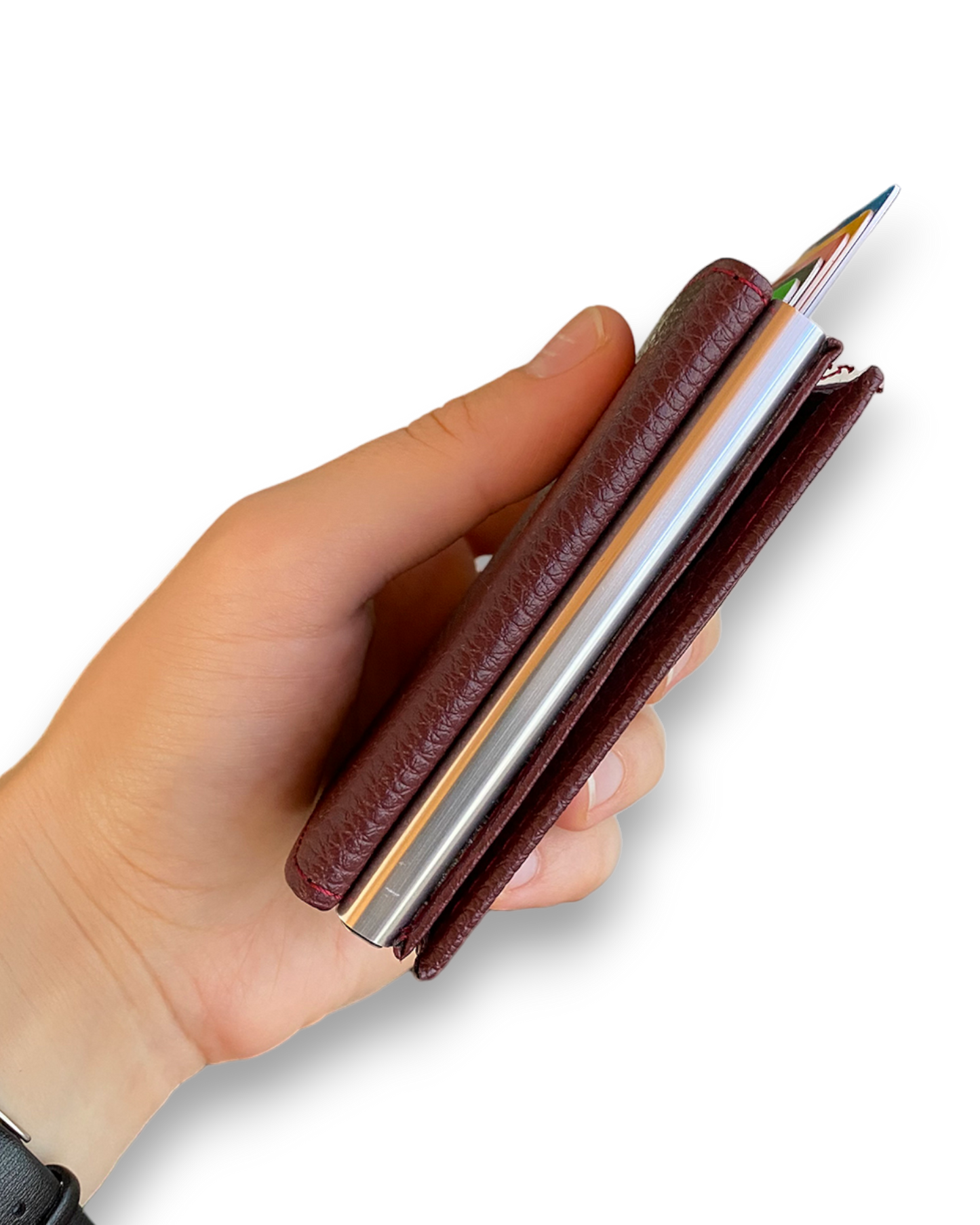 Agara – PU Leather RFID Mechanism Card Holder/Wallet
