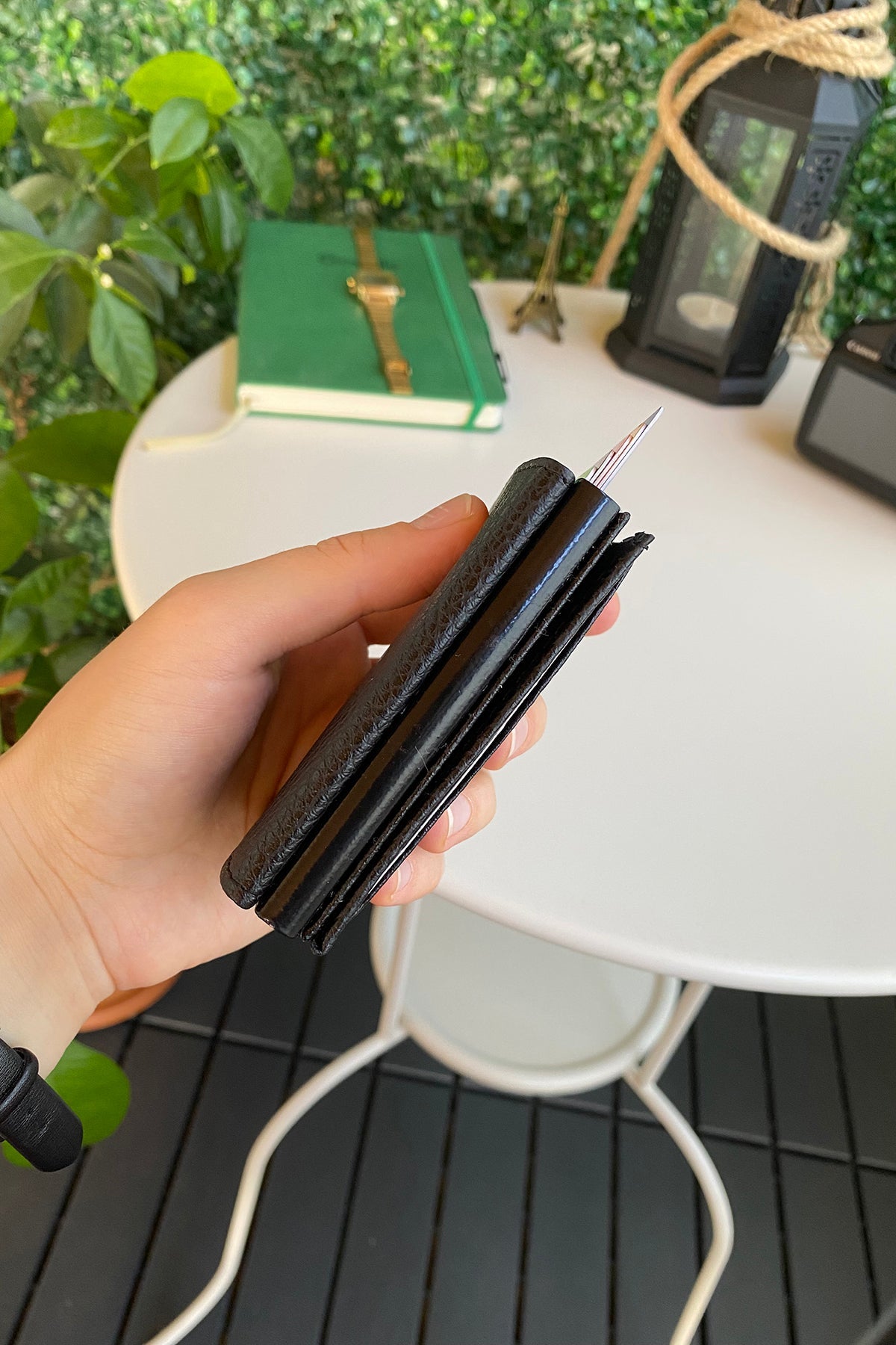 Agara – PU Leather RFID Mechanism Card Holder/Wallet