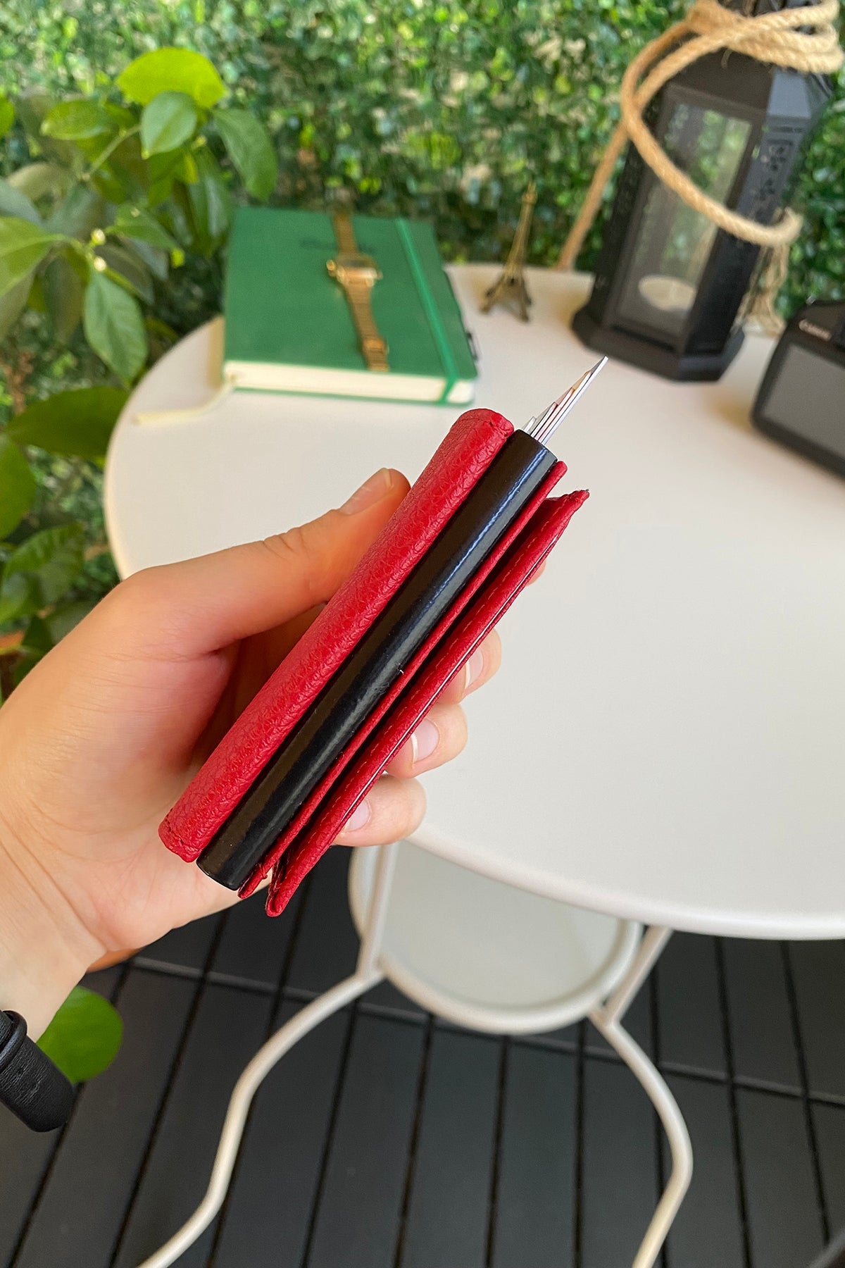 Agara – PU Leather RFID Mechanism Card Holder/Wallet