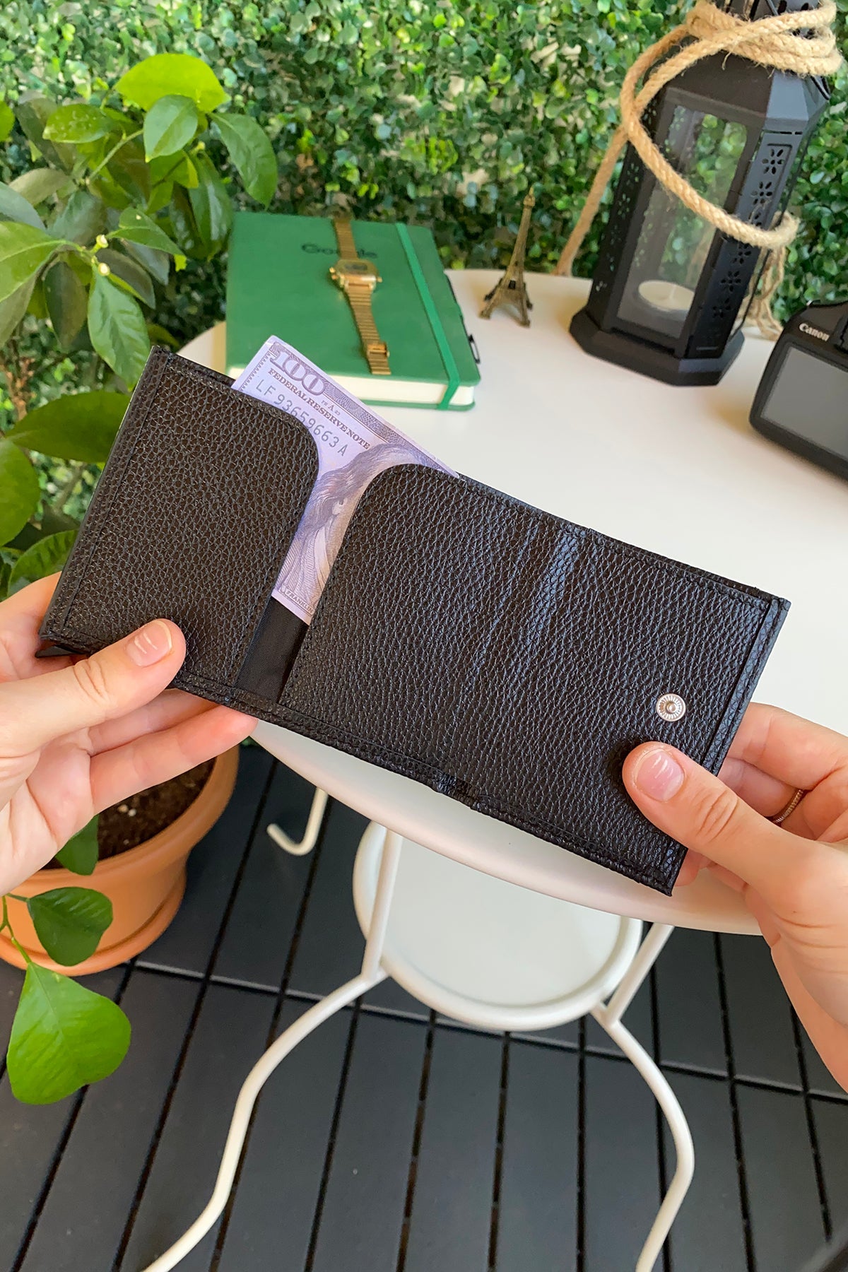 Agara – PU Leather RFID Mechanism Card Holder/Wallet