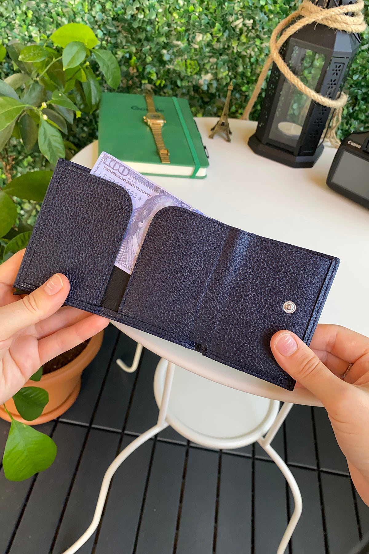 Agara – PU Leather RFID Mechanism Card Holder/Wallet