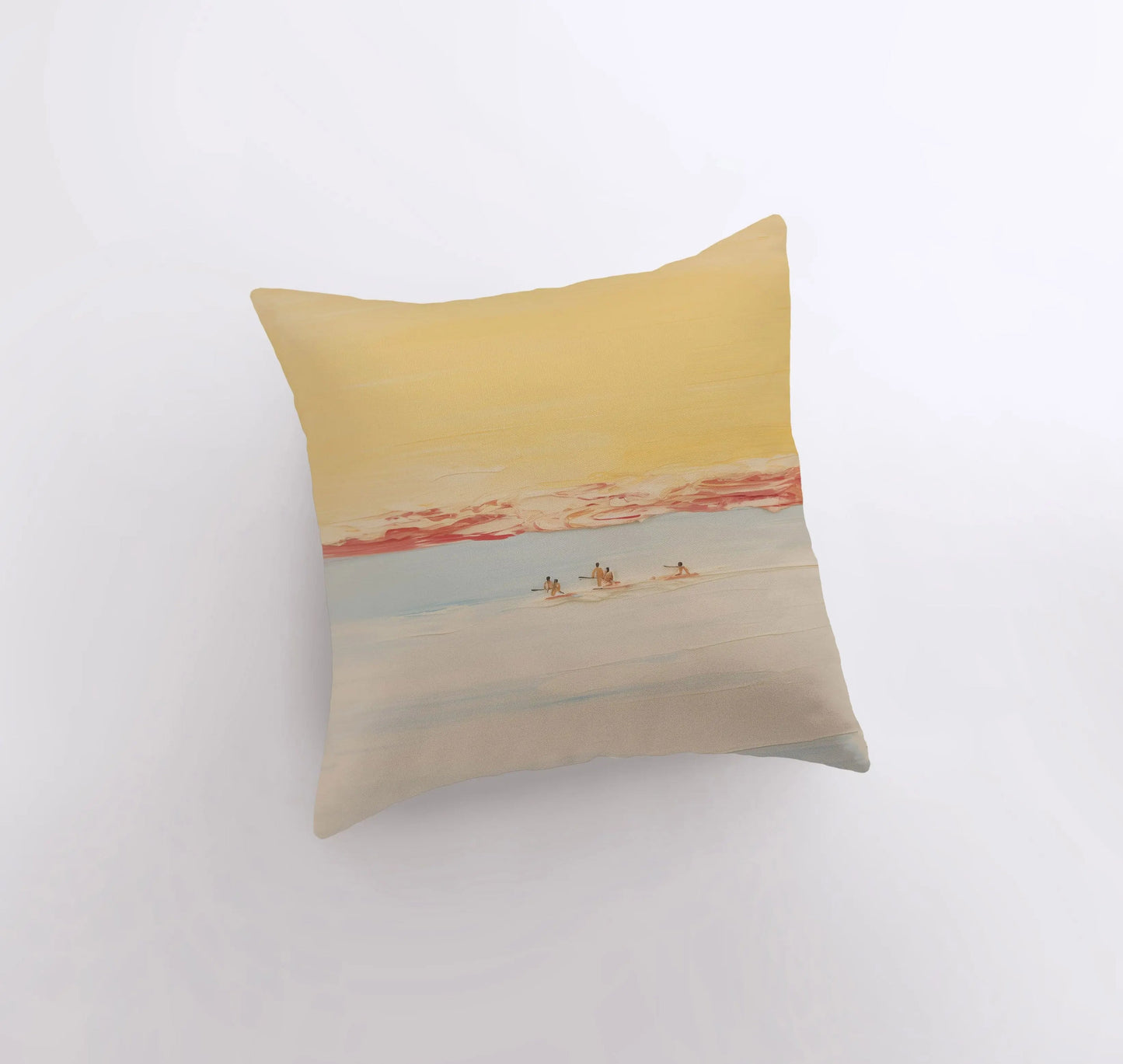 Morning Surf | Abstract | Gouache Painting | Coastline Ocean | Throw