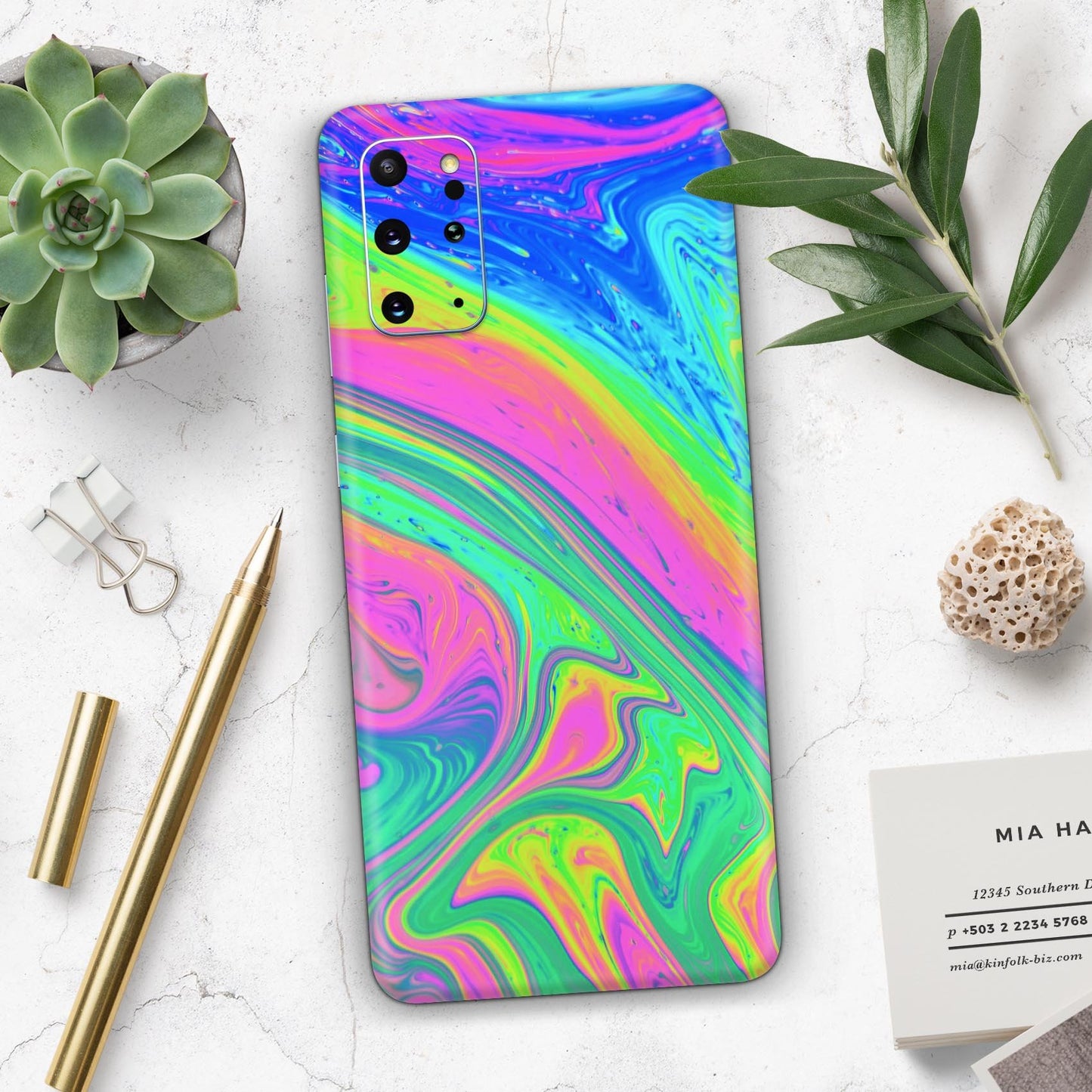 Neon Color Fushion V3 - Skin-Kit for the Samsung Galaxy S-Series S20,