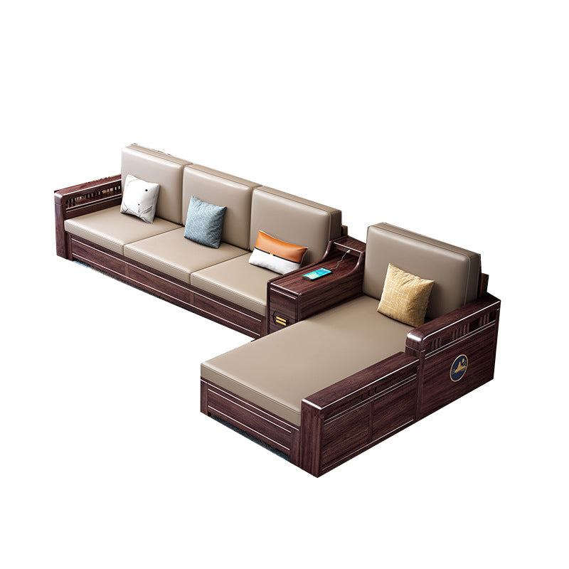 Wooden sofa