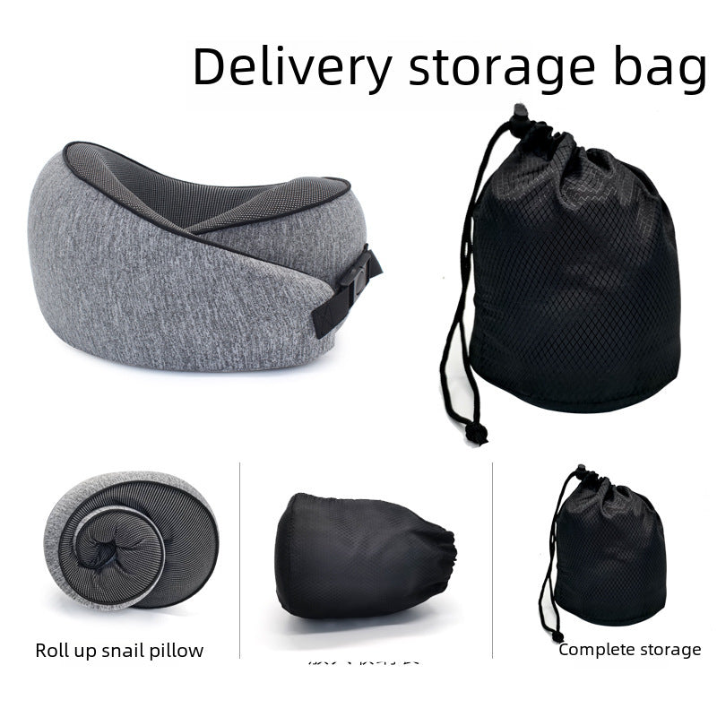 U-shaped pillow memory foam neck pillow cross-border slow rebound car travel neck pillow spot wholesale ostrich U-shaped pillow