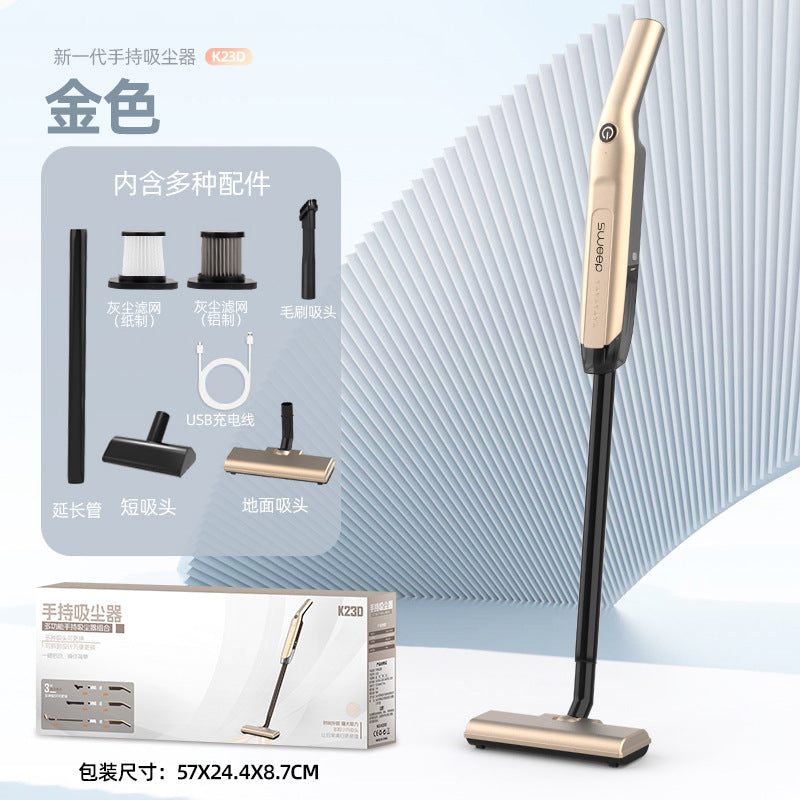 New high-power and strong suction wireless hand-pushed vacuum cleaner portable multi-function dust collector factory direct wholesale