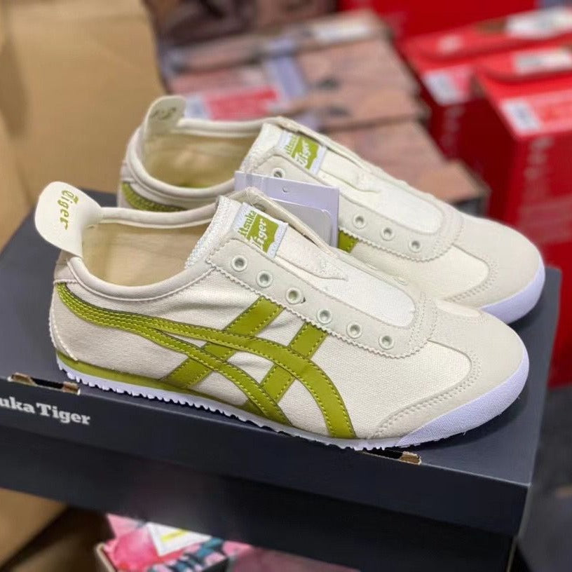 Summer Tiger men's and women's shoes, Onitsuka tiger canvas shoes, slip-ons, breathable couple slip-on athleisure shoes