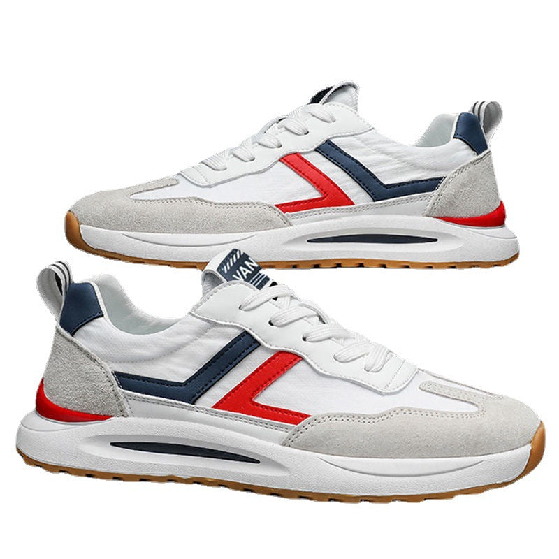 Men's shoes: spring and summer, thin casual canvas shoes, breathable board shoes, fashionable casual and versatile, breathable trendy shoes, sneakers