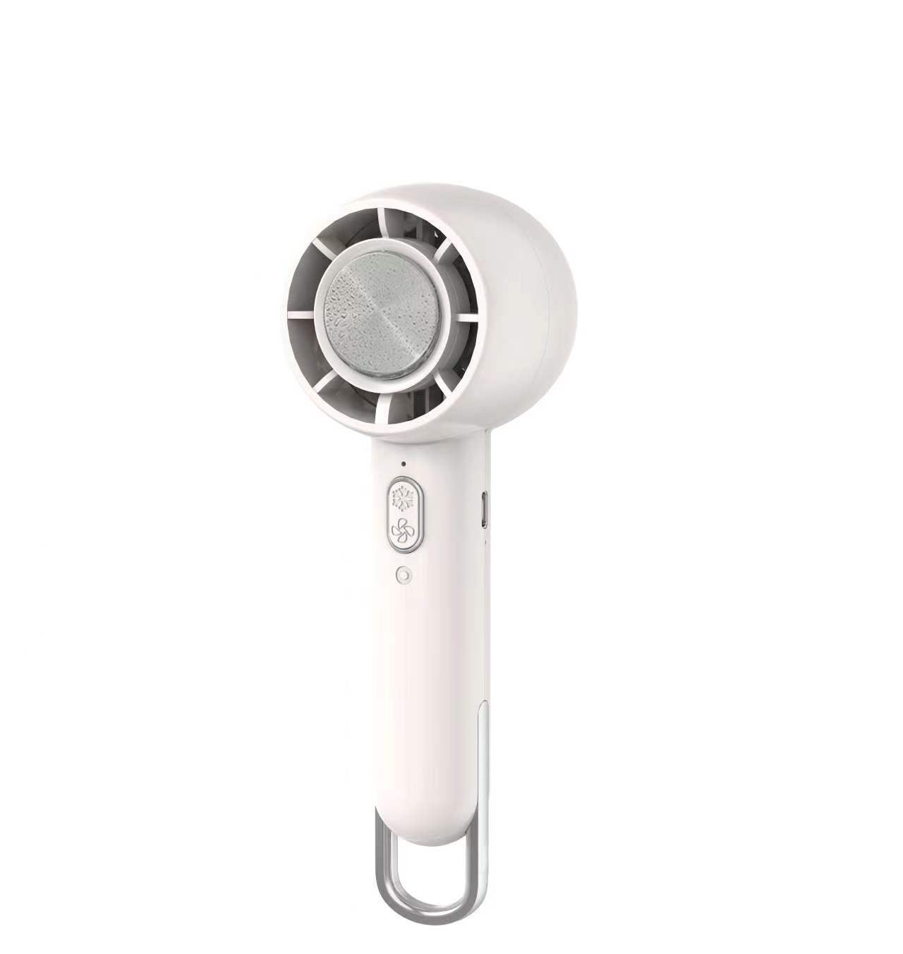 2024 New Handheld Ice Fan Semiconductor Refrigeration Portable Outdoor USB Mini Fan Desktop Small Fan