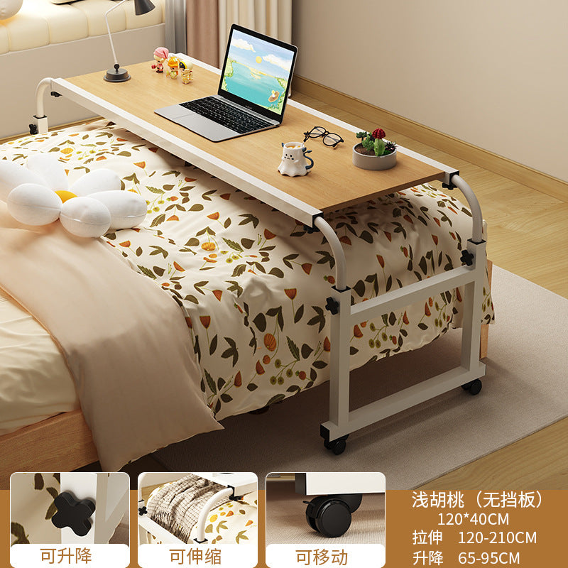 Trendy Cross Bed Table, Home Bed Table, Movable Desk, Computer Desk, Bedroom Bedside Small Table, Lazy Lifting Bed