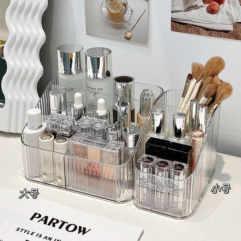 Simple and fashionable stationery storage box, desktop student, multi-compartment drawer, pen holder cabinet, office tape, hair accessories, sundries