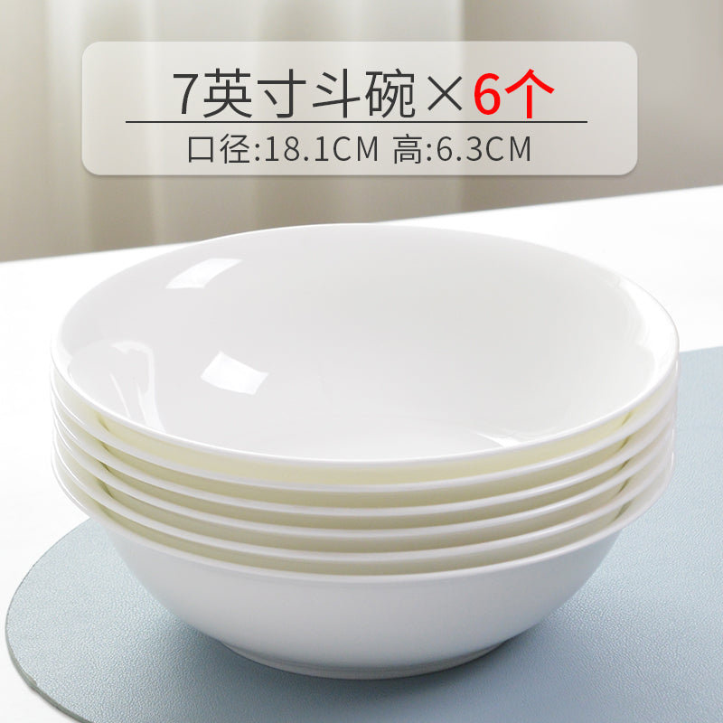 White noodle bowl