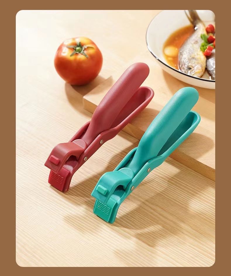 New anti-scalding clip bowl clamp non-slip silicone tray baking pan steamer clamp dish clamp dish clamp dish clamp kitchen clamp
