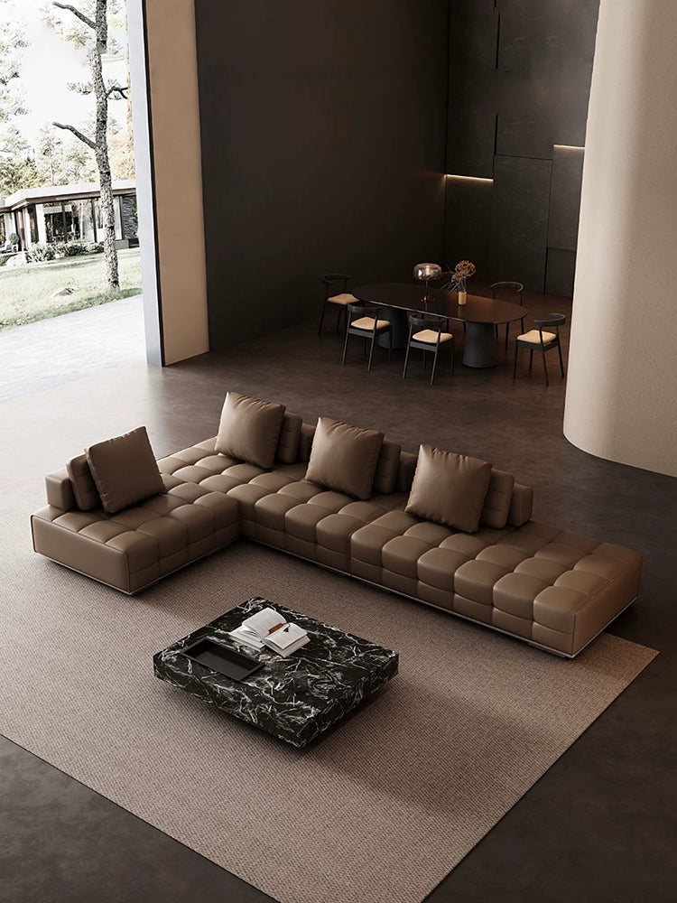 Leather sofa