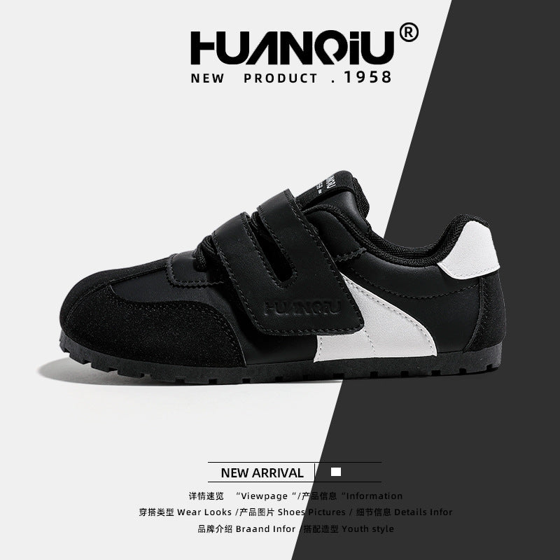 Global Flat Moral Training Shoes Women's 2025 Popular Spring and Autumn Velcro Shoes Versatile Sneakers KMXFX8093