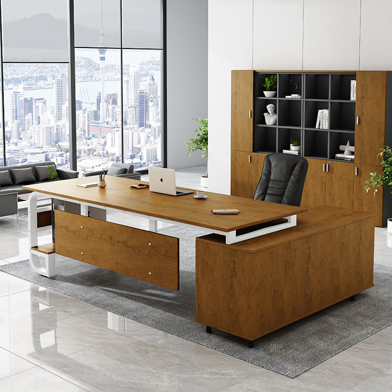 General Manager's Desk, Desk and Chair Combination, Boss Desk, Simple and Modern Executive Desk, Executive Desk, Executive Desk