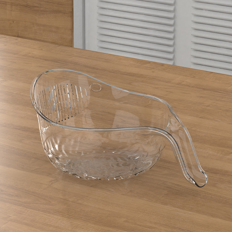Multi-functional draining basket rice washer, vegetable and fruit basket, draining and washing vegetable basket, home kitchen rice washing rice washing basin artifact