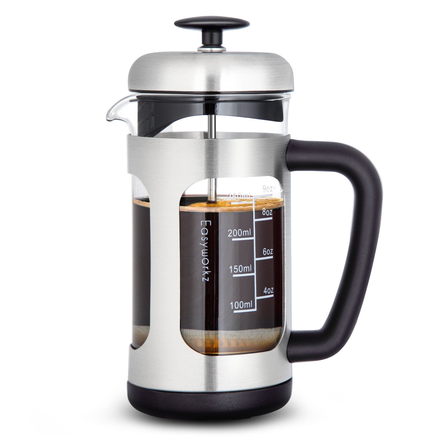 Glass press, coffee, pour-over kettle, home brewing coffee, filter utensils, tea brewer set