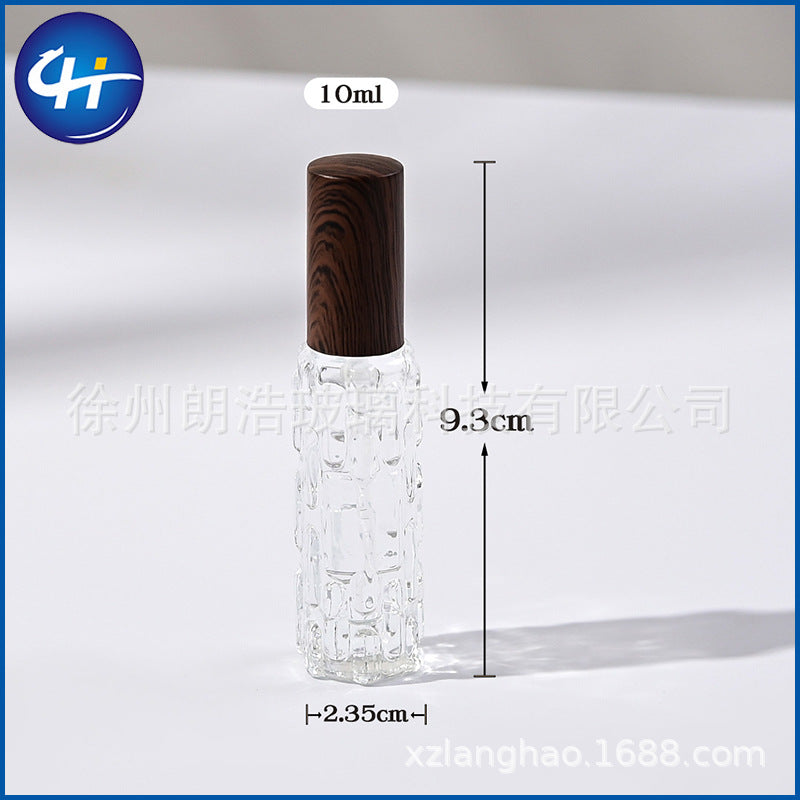 Wholesale 10ml bitter melon bottle perfume dispensing bottle perfume bottle press spray bottle travel portable glass sample bottle