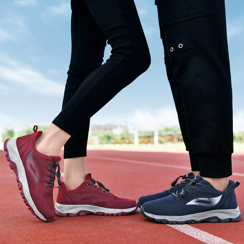 Spring new non-slip shoes for the elderly Middle and elderly walking shoes fashion lightweight shoes women's shoes mom shoes for men casual shoes