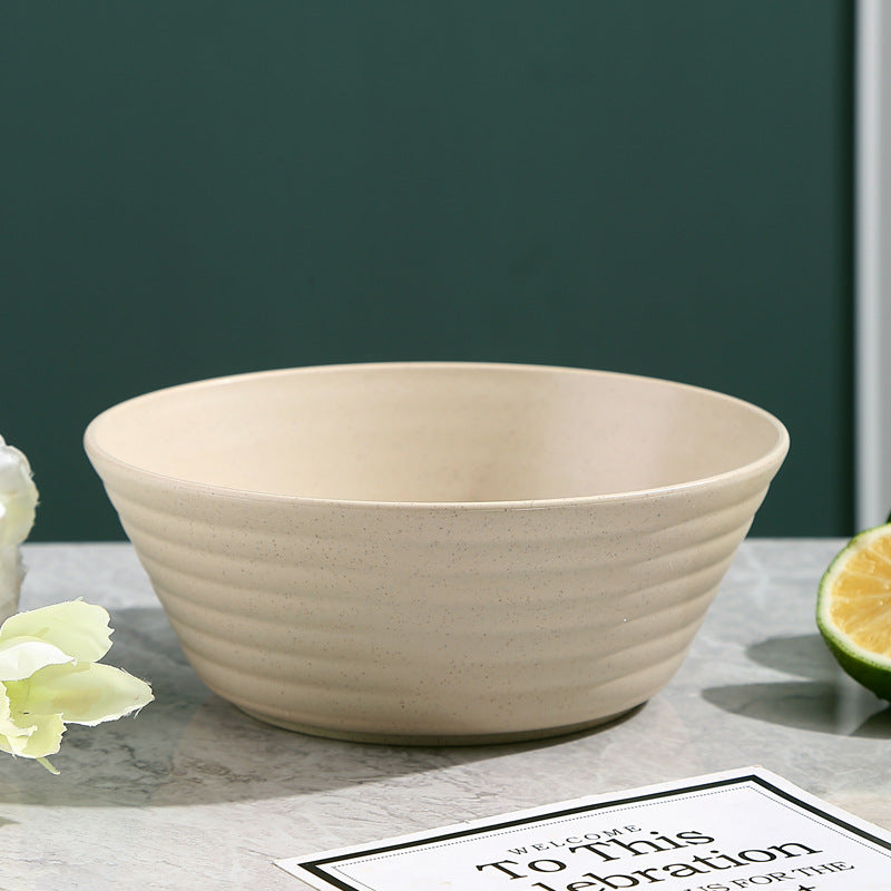 Simple ramen bowl plastic bowl large household instant noodle bowl spicy hot snail noodle special soup bowl anti-drop bowl wholesale