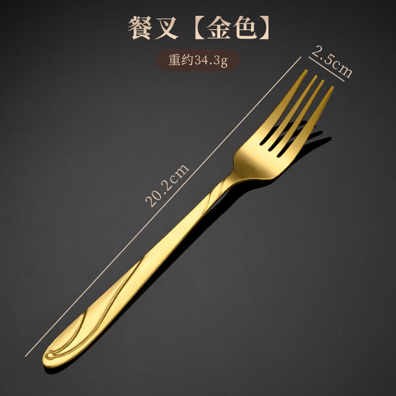 Stainless steel cutlery spoon fork