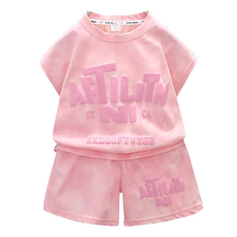Boys' summer suit 2025 new foreign style summer thin clothes summer baby sleeveless vest two-piece set trend