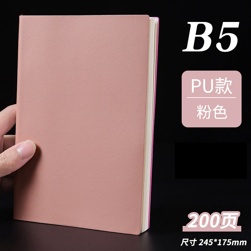 A5 notebook, work notebook, meeting notebook, notebook, notebook, B5 simple office notebook, notepad can be printed with logo