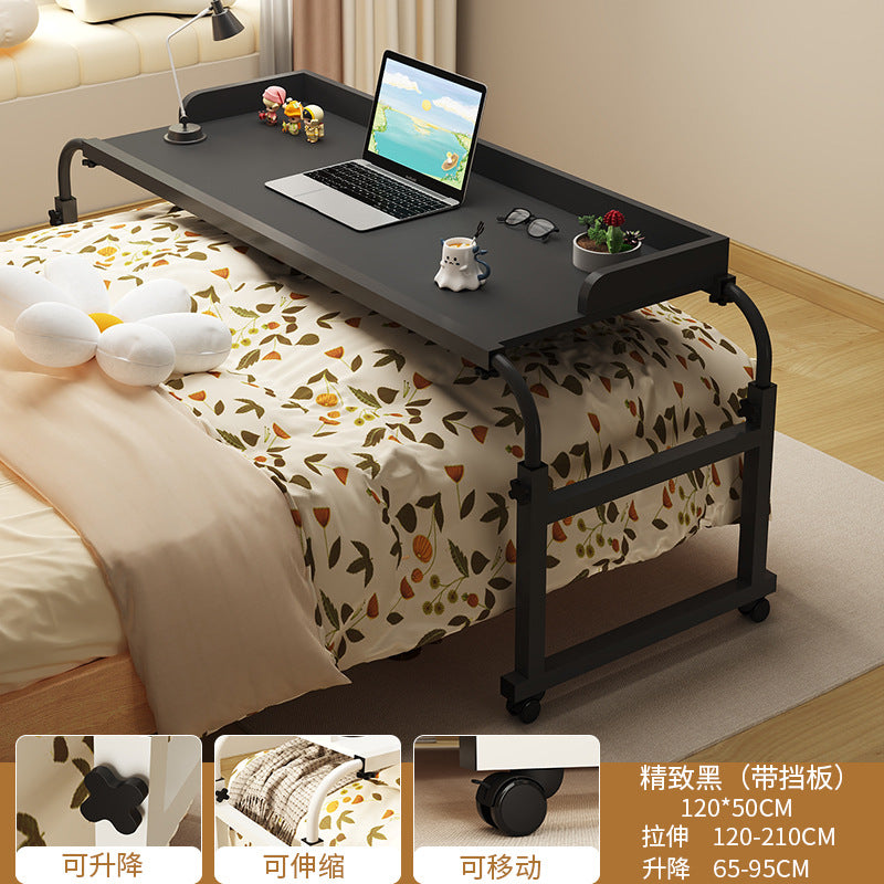 Trendy Cross Bed Table, Home Bed Table, Movable Desk, Computer Desk, Bedroom Bedside Small Table, Lazy Lifting Bed