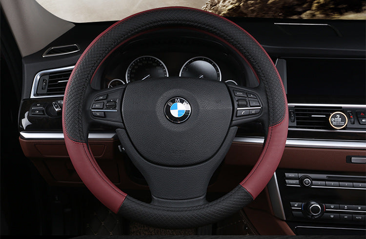Manufacturers wholesale car steering wheel cover four seasons anti-slip sweat wicked car handlebar cover fashion thin decorative interior supplies