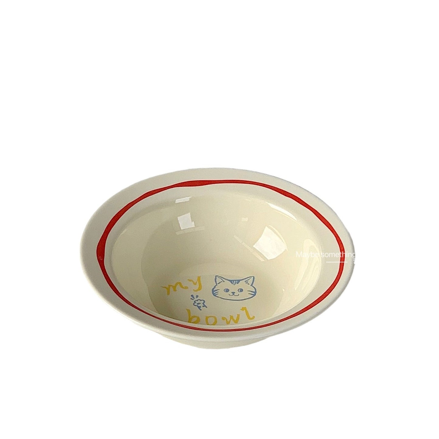 Blogger's same cream-colored ceramic plate ins, high-value Xiaohongshu Internet celebrity dinner plate, creative dessert cake plate