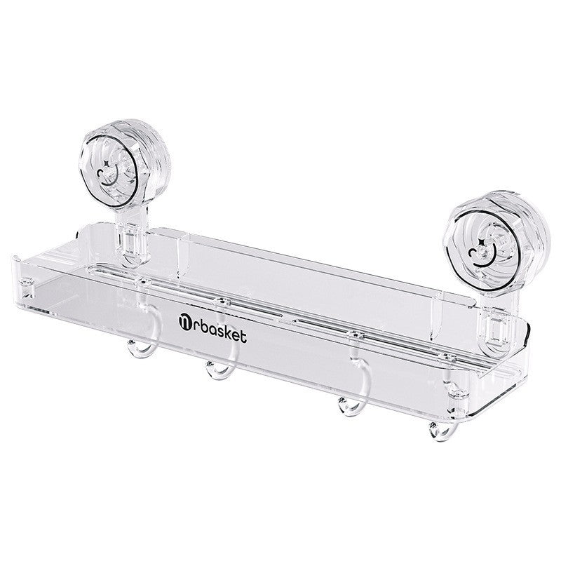 Suction cup shelves, bathroom wall mounts, toilet wash basins, toiletries wall mounts, non-perforated toilet storage racks