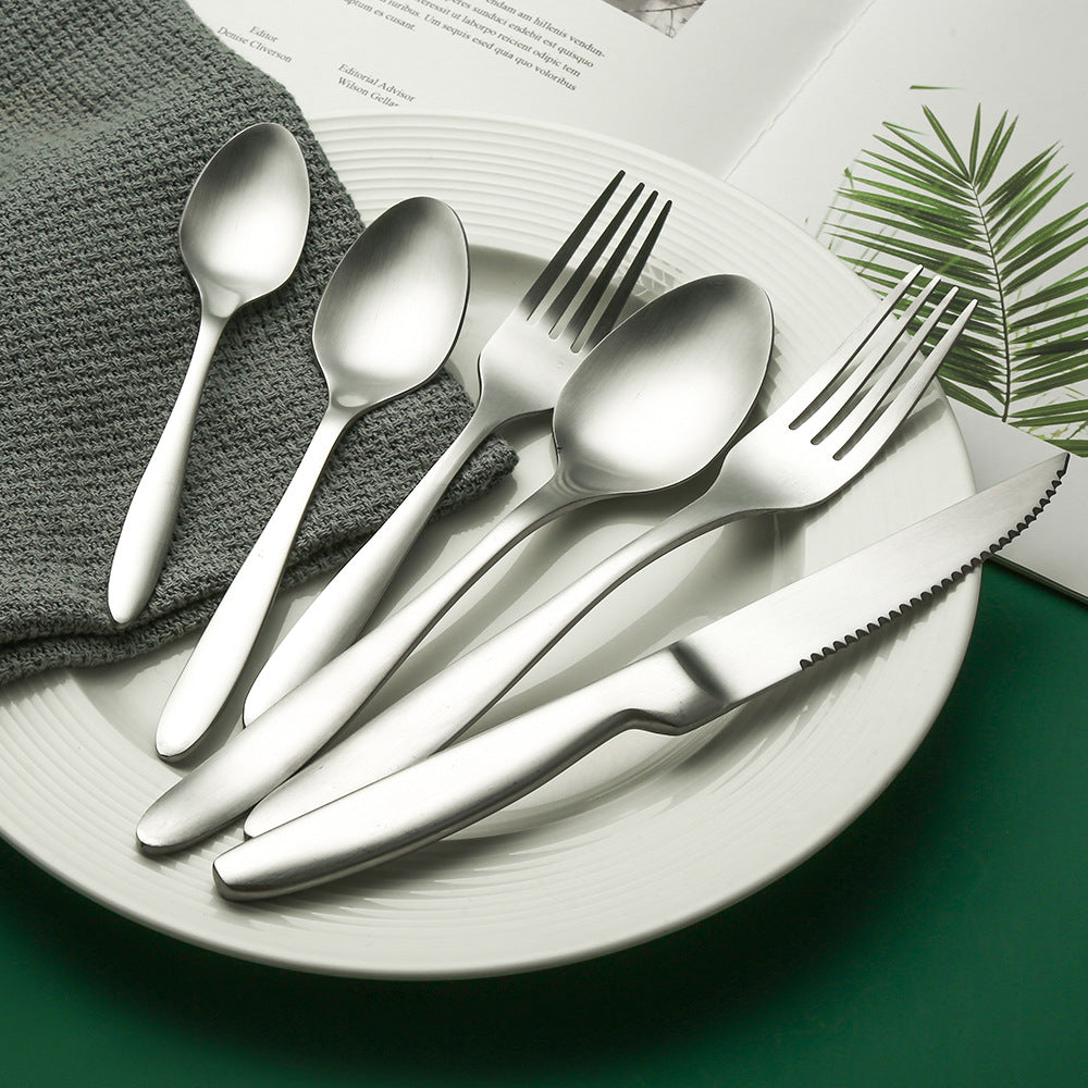 Stainless steel knives, forks and spoons