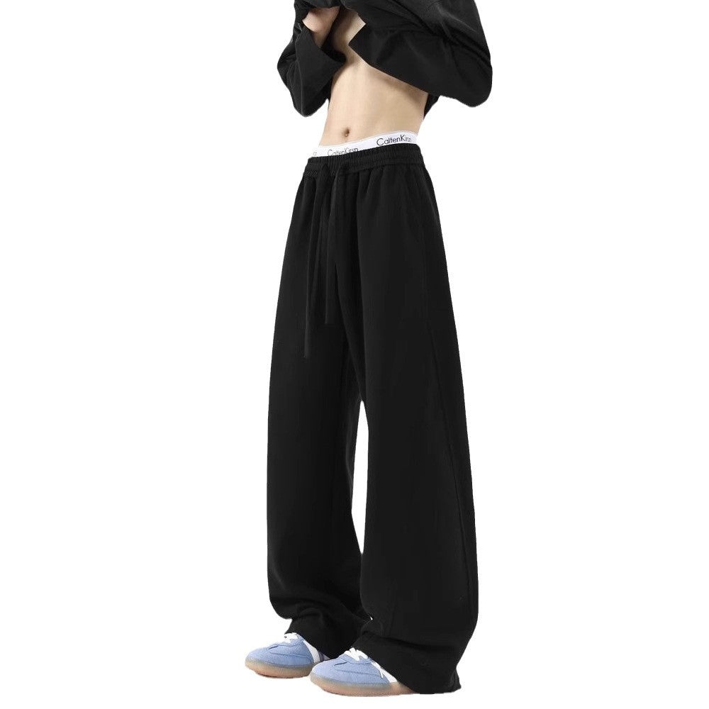 Chaolun cloth American scimitar sweatpants, men's drape, wide-leg pants, loose men's casual pants, plus-size sports men's pants