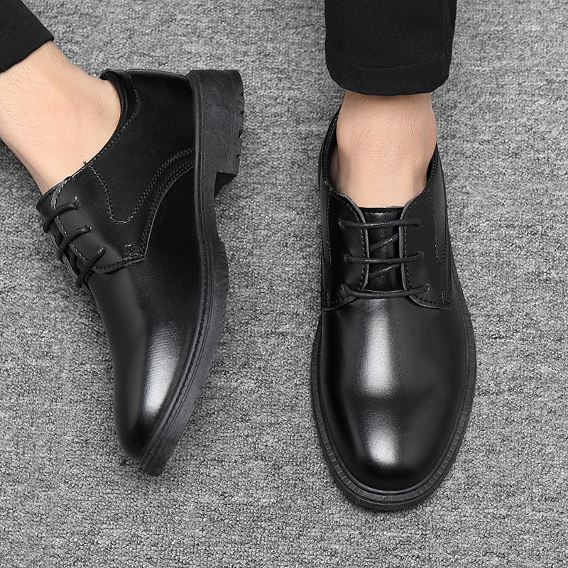 Cross-border suits, leather shoes, men's business, formal wear, casual england, best man's shoes, black breathable groom, wedding shoes