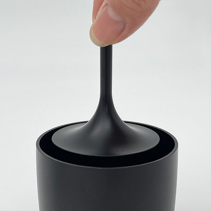 Coffee all-aluminum powder cup with lid is suitable for 58mm handle powder grinder anti-fly powder household coffee utensils