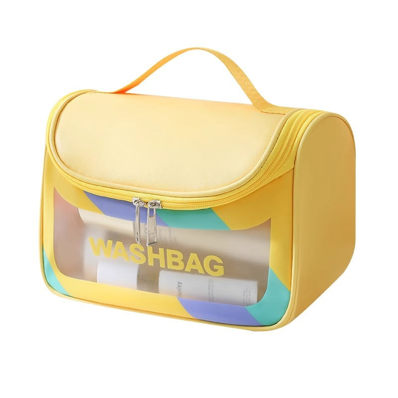 High value cosmetic bag, large capacity travel multi-functional toiletry storage bag, portable simple portable cosmetic bag factory