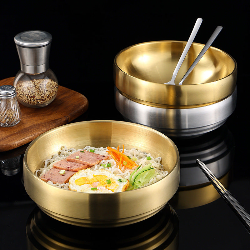 stainless steel cold noodle bowl