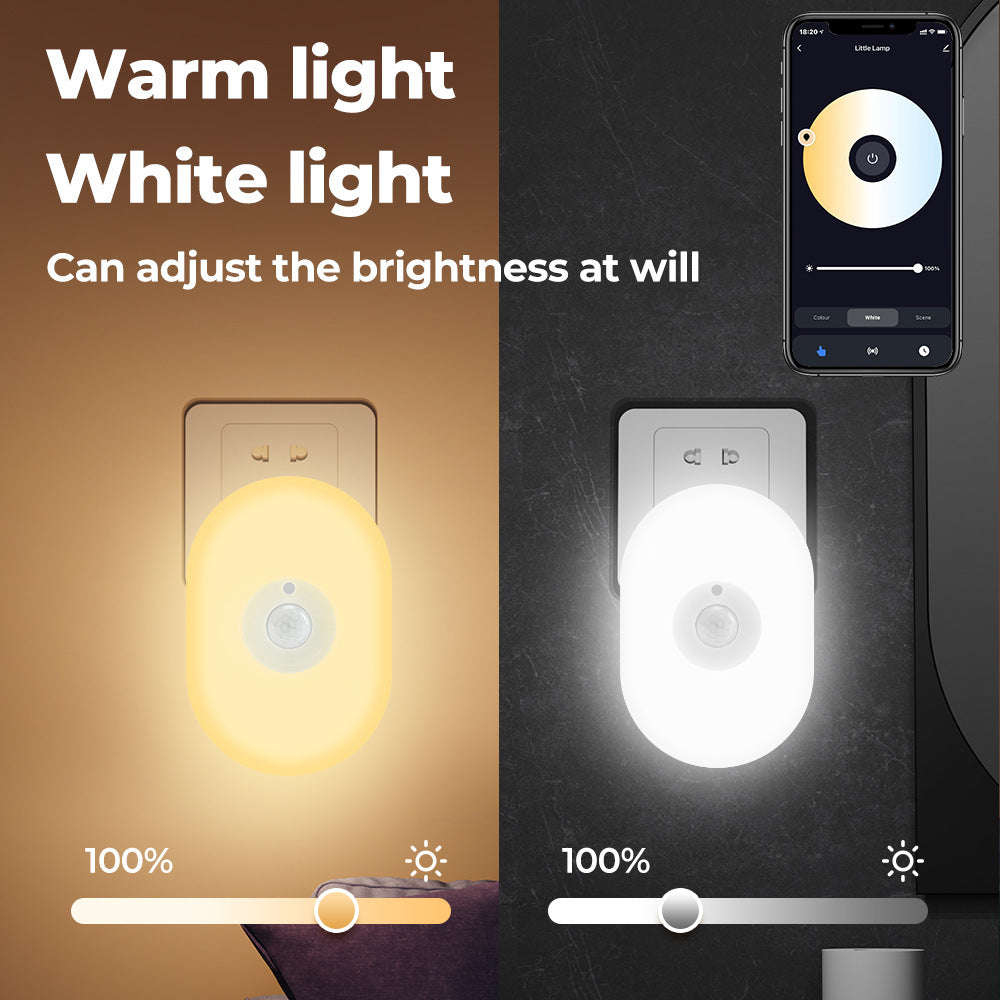 Tuya smart home Wifi night light infrared human body sensing sensing night light APP remote control voice timing