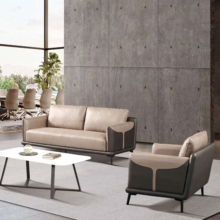 Office sofa, boss business meeting sofa, VIP reception room, rest office, simple modern light luxury sofa